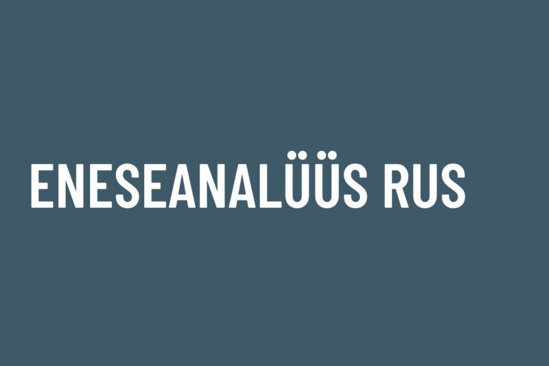 ENESEANALÜÜS RUS