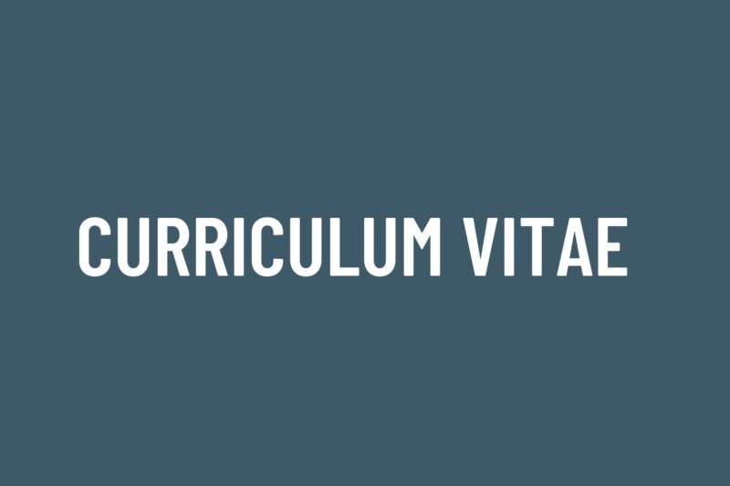 CURRICULUM VITAE